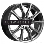 Диски КИК 7,5x17/5x112 ET47 D66,6 Твист-оригинал (КС697М) Дарк платинум