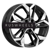 Диски КИК 6,5x17/5x112 ET38 D57,1 КС1062 Алмаз черный