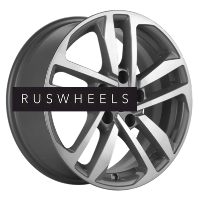 Диски Khomen Wheels 6,5x16/5x114,3 ET47 D66,1 KHW1612 (Fluence/Juke) F-Silver-FP