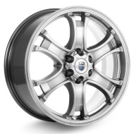 Диски КиК 7.5\R18 6*139.7 ET33 d100.1 Дарк платинум