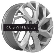 Диски Khomen Wheels 5,5x14/4x100 ET43 D60,1 KHW1402 (Toyota Corolla) F-Silver-FP