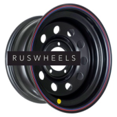 Диски Off-Road Wheels 7x15/5x139,7 ET25 D110 УАЗ Черный (треуг. мелкий, с увелич.полкой под суппорт) Диски Off-Road Wheels 7x15/5x139,7 ET25 D110 УАЗ Черный (треуг. мелкий, с увелич.полкой под суппорт)