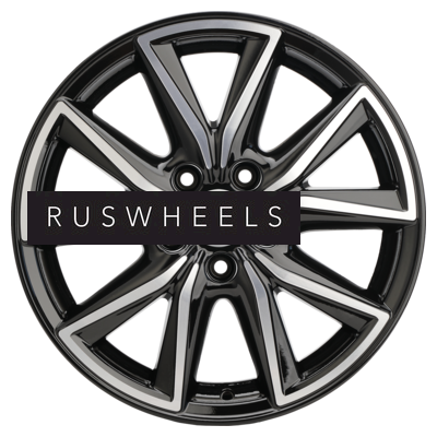 Диски Khomen Wheels 7x17/5x114,3 ET50 D67,1 KHW1706 (CX-5/Seltos/Optima) Black-FP