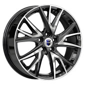 Диски КиК 6.5\R18 5*114.3 ET34 d66.6 Алмаз черный Диски КиК 6.5\R18 5*114.3 ET34 d66.6 Алмаз черный