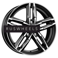 Диски КИК 6x16/5x100 ET38 D57,1 Sayan (КС731) Алмаз черный