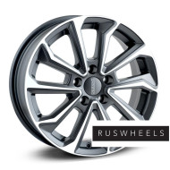 Диски Dezent R15 / 6J PCD 5x114.3 ЕТ 46 ЦО 67.1 KS dark