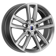 Диски КиК 6.5\R17 5*114.3 ET37 d66.6 Дарк платинум