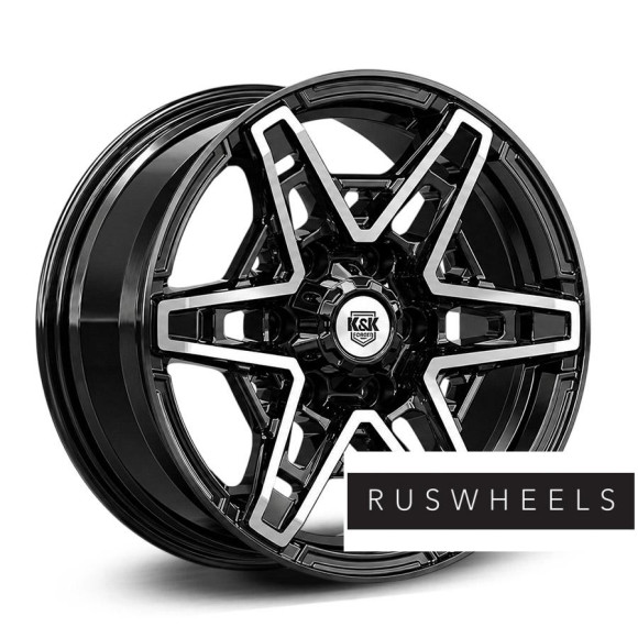 Диски КиК R17 / 8J PCD 6x139.7 ЕТ 42 ЦО 100.1 Блэкберн