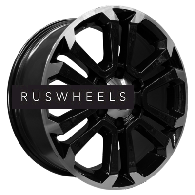 Диски Khomen Wheels 7,5x18/6x139,7 ET25 D106,1 KHW1817 (LC Prado) Black-FP