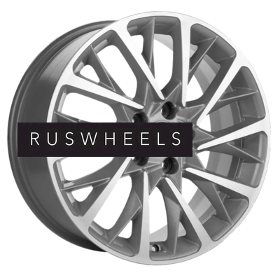 Диски Khomen Wheels 7,5x18/5x108 ET47 D60,1 KHW1804 (Chery Tiggo 8/8 Pro) F-Silver-FP