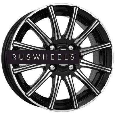 Диски КИК 5x13/4x98 ET38 D58,5 Сиеста (КС477) Алмаз черный Диски КИК 5x13/4x98 ET38 D58,5 Сиеста (КС477) Алмаз черный
