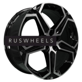 Диски Khomen Wheels 7,5x19/5x114,3 ET40 D64,1 KHW1909 (Haval F7/F7x) Black-FP