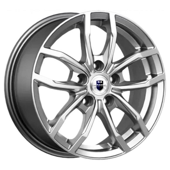 Диски КиК  Фрост (КС1048)  6,5\R15 5*100 ET38  d57,1  Дарк платинум  [80335]  <С>  Fb max 595 kg