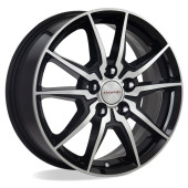 Диски КиК  Адамар (КС886)  6,5\R16 5*114,3 ET50  d67,1  Алмаз черный  [77036]