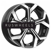 Диски КИК 6,5x16/5x114,3 ET45 D67,1 КС878 Алмаз черный Диски КИК 6,5x16/5x114,3 ET45 D67,1 КС878 Алмаз черный
