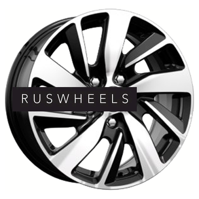 Диски КИК 6,5x16/5x114,3 ET47 D66,1 КС741 Алмаз черный