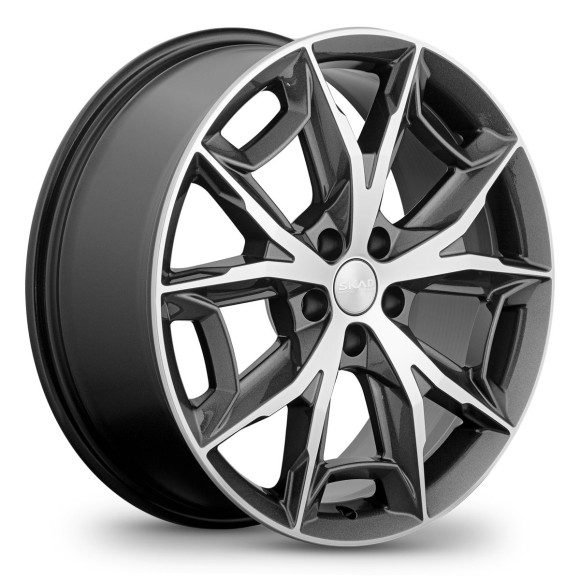 Диски СКАД 7.5\R19 5*108 ET45 d63.35 Алмаз Графит