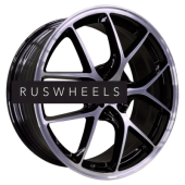 Диски INCH 7x17/5x108 ET45 D63,4 FA8538 Gloss Black Machined Face (ZJH) FlowForming