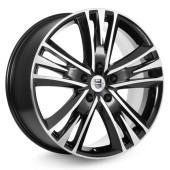 Диски КиК 8.5\R20 5*108 ET45 d63.35 Алмаз черный Диски КиК 8.5\R20 5*108 ET45 d63.35 Алмаз черный