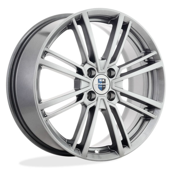 Диски КиК 7,0\R17 5*100 ET40 d67.1 Дарк платинум
