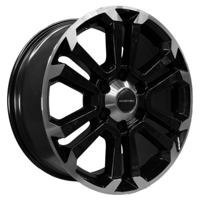 Диски Khomen Wheels 7,5x18/6x139,7 ET30 D106,1 KHW1817 (Fortuner/Hilux) Black-FP Диски Khomen Wheels 7,5x18/6x139,7 ET30 D106,1 KHW1817 (Fortuner/Hilux) Black-FP