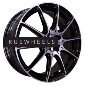 Диски INCH 6,5x17/5x108 ET33 D60,1 FA8537 Gloss Black Machined Face (ZJH) FlowForming
