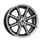 Диски КиК 6,0\R14 4*100 ET30 d67.1 Дарк платинум
