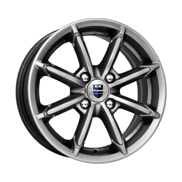 Диски КиК 6,0\R14 4*100 ET30 d67.1 Дарк платинум Диски КиК 6,0\R14 4*100 ET30 d67.1 Дарк платинум