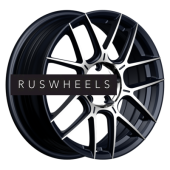 Диски INCH 7x17/5x108 ET45 D67,1 FA8541 Gloss Black Machined Face (ZJH) FlowForming