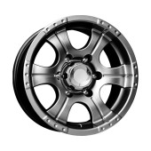 Диски КиК 7,0\R15 5*139.7 ET20 d110.1 Дарк платинум