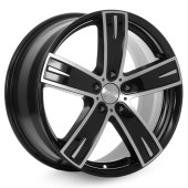 Диски КиК 8,0\R18 5*112 ET56 d66.6 Алмаз черный