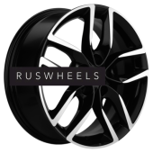 Диски Khomen Wheels 6,5x17/5x114,3 ET45 D60,1 KHW1708 (Toyota C-HR) Black-FP