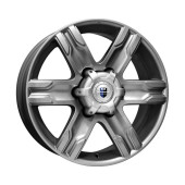 Диски КиК 8,0\R17 6*139.7 ET38 d67.1 Дарк платинум