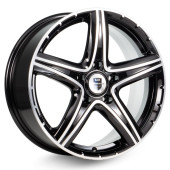 Диски КиК 7.5\R17 5*114.3 ET38 d66.1 Алмаз черный Диски КиК 7.5\R17 5*114.3 ET38 d66.1 Алмаз черный