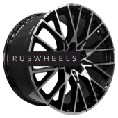 Диски PDW 8,5x19/5x112 ET25 D66,5 5408 Gloss Black Machine Face (PDW)