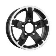 Диски КиК 6.5\R15 5*139.7 ET40 d98 Алмаз черный