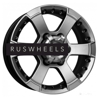 Диски КИК 7x16/6x139,7 ET38 D100,1 M56 (КС593) Дарк платинум