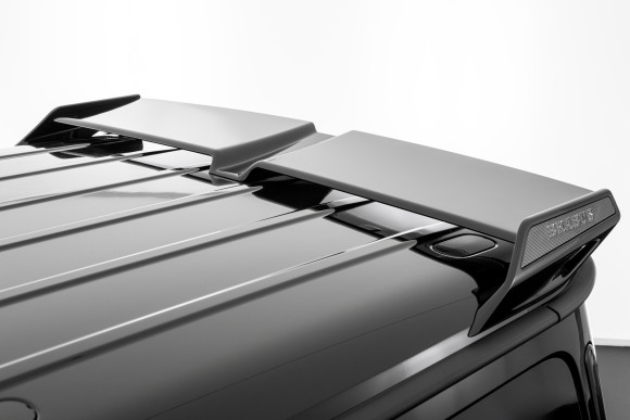 Задний спойлер Brabus с карбоновыми вставками глянцевый G63 (W465)