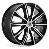Диски КиК 7,0\R17 5*114.3 ET45 d67.1 Алмаз черный
