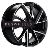 Диски Khomen Wheels 7x17/5x110 ET45 D67,1 KHW1714 (DFM580) Black-FP
