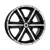 Диски КиК 7.5\R17 6*139.7 ET25 d67.1 Алмаз черный