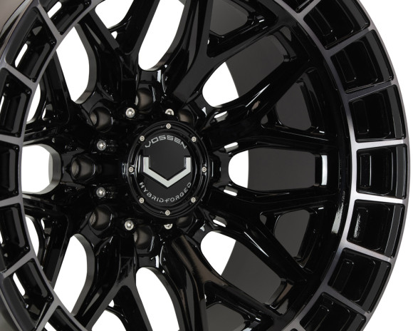 Диски Vossen HFX-1 22x12, Цвет: Tinted Gloss Black (8 болтов)