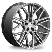 Диски Khomen Wheels 9.5\R21 5*120 ET45.5 d62.5 Gray-FP