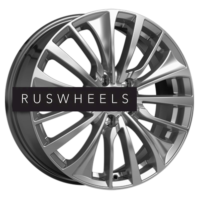 Диски КИК 6,5x17/5x114,3 ET50 D66,1 Flanker (КС1097) Дарк платинум Диски КИК 6,5x17/5x114,3 ET50 D66,1 Flanker (КС1097) Дарк платинум