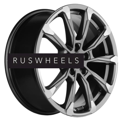 Диски Khomen Wheels 7,5x18/5x114,3 ET50 D54,1 KHW1808 (Geely Coolray) Gray-FP