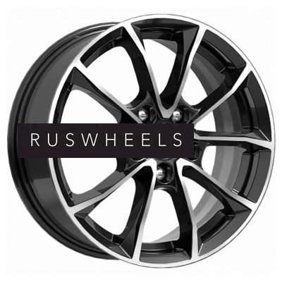 Диски iFree 6,5x16/5x114,3 ET43 D67,1 Джет (КС914) Блэк Джек