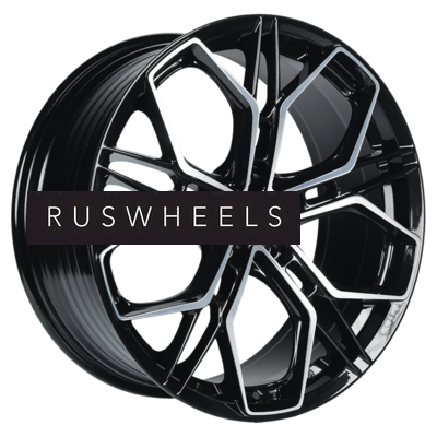 Диски INCH 8x18/5x114,3 ET40 D67,1 FA8534 Gloss Black Machined Face (ZJH)