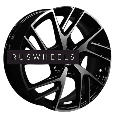 Диски Khomen Wheels 6,5x17/5x114,3 ET45 D54,1 KHW1722 (Coolray) Black-FP
