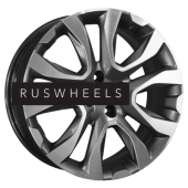 Диски КИК 7x17/4x100 ET43 D60,15 Протон (X-Ray Cross) (КС769) Алмаз антрацит (78236)