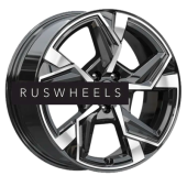 Диски КИК 7,5x18/5x112 ET46 D66,6 Кайан (КС1012) Алмаз черный Диски КИК 7,5x18/5x112 ET46 D66,6 Кайан (КС1012) Алмаз черный